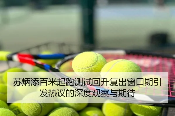 苏炳添百米起跑测试回升复出窗口期引发热议的深度观察与期待